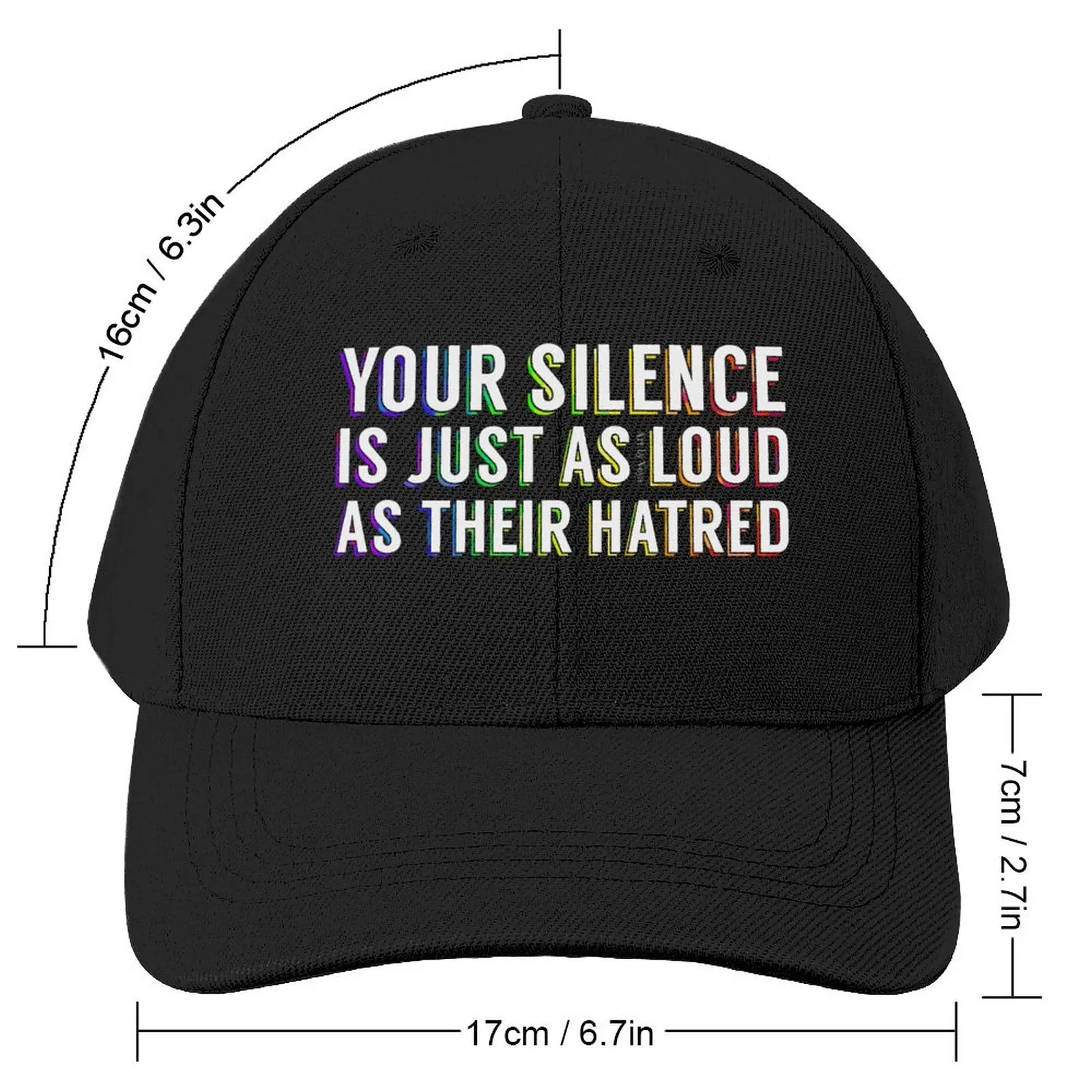 Loud silence Baseball Cap Sunhat Bobble Hat Hats Baseball Cap Horse Hat Baseball Cap Men Women's