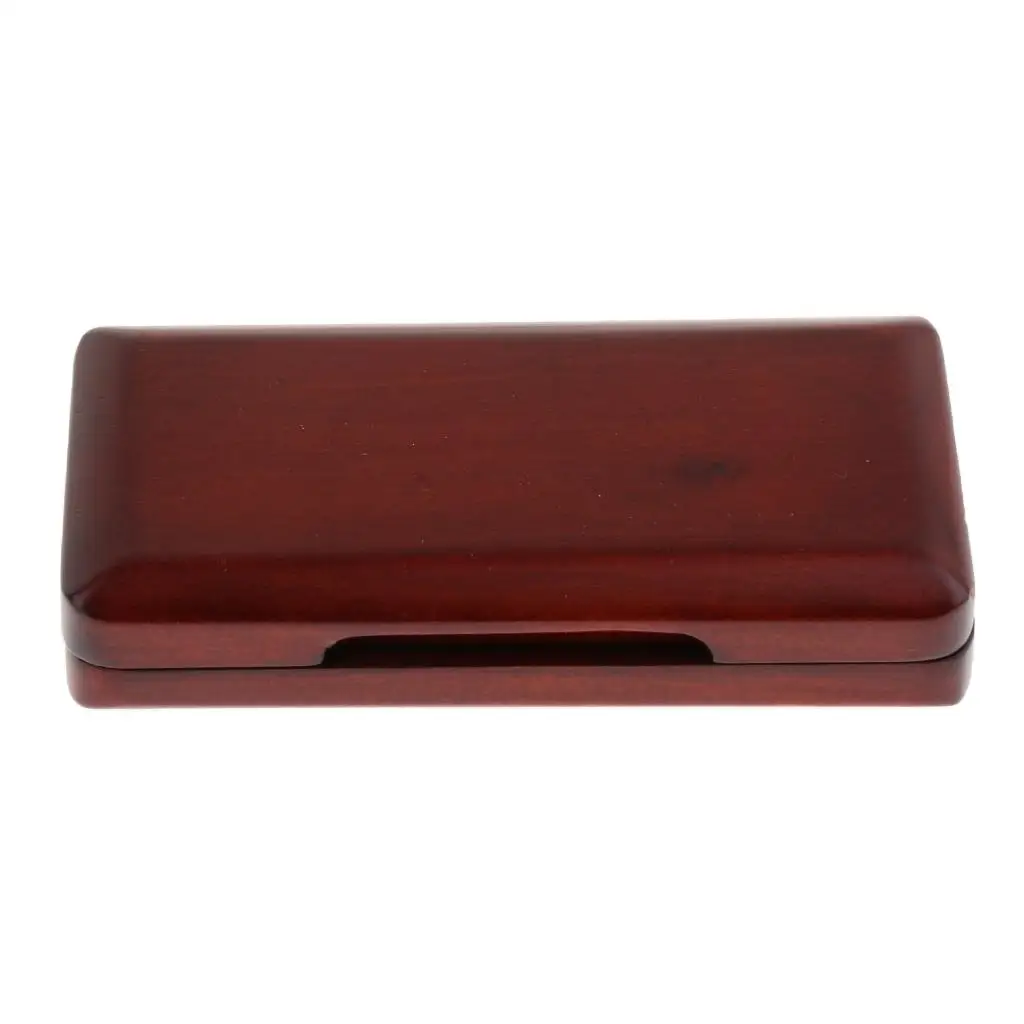 Maple Wooden Oboe Reed Case Holder Box for 3 Pieces of Reeds Size 95 x 50 x 14mm/3.74 x 1.97 x 0.55inch