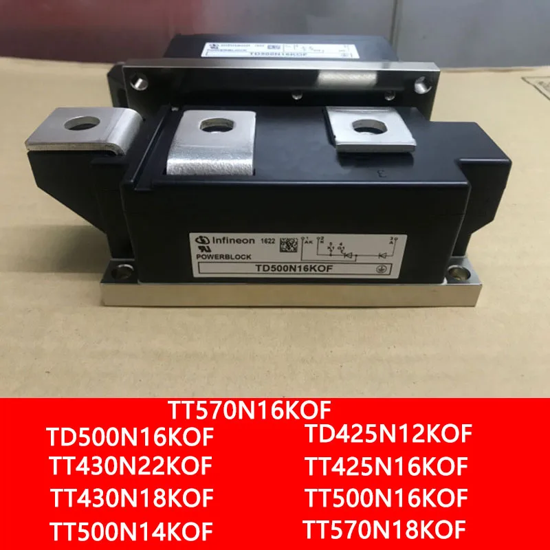 

TT430N22KOF TT500N14KOF TT500N16KOF TT430N18KOF TT570N16KOF TD500N16KOF IGBT Power Module Thyristor Module New Modules