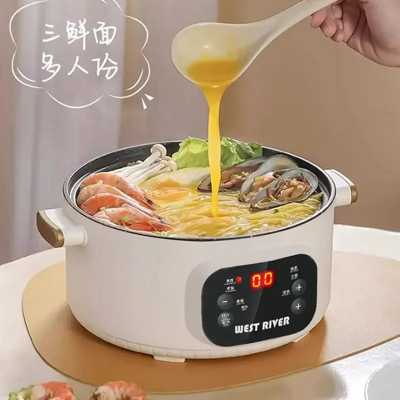 وعاء تسخين كهربائي أصلي ألماني 220 فولت، طباخ متعدد غير لاصق، تبخير، قلي، طهي CAA #6