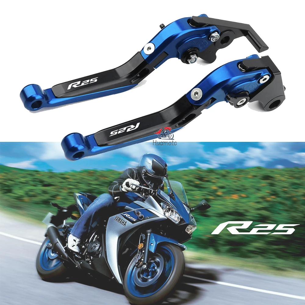

Folding Extendable Brake For Yamaha YZFR25 YZF-R25 R25 2015-2023 Clutch Lever Brake Lever Set Motorcycle Accessories CNC
