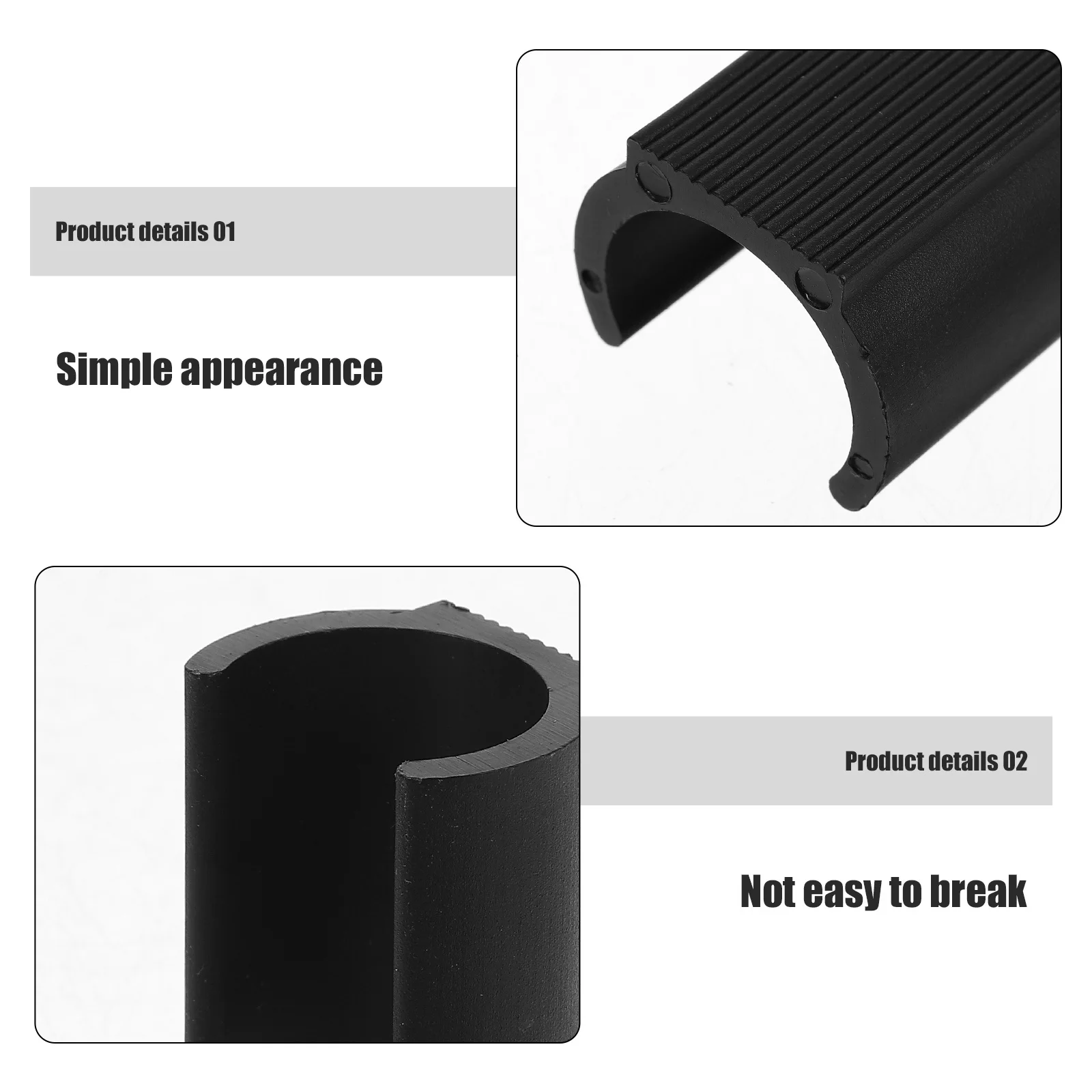 8 قطعة U على شكل كرسي الساق حافظات الأرضية 25 مللي متر البلاستيك المضادة للانزلاق الأثاث منصات للكراسي بلاط الصلبة البراز ينزلق يغطي