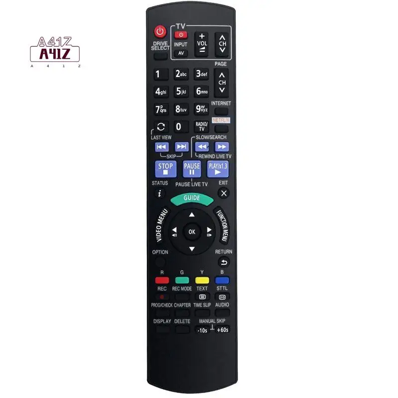 

A41Z-1 Piece Replace N2QAYB001042 Remote Control Replacement Accessories For Panasonic DMRHWT250 DMRHWT250GL DMR-HWT250 DMR-HWT2