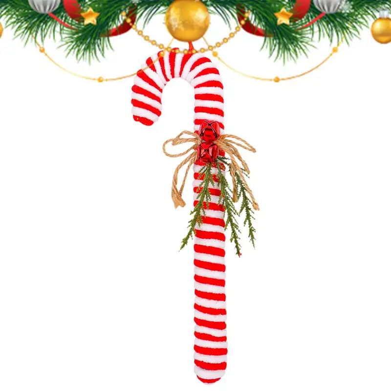 Candy Canes Christmas Pendant Christmas Decoration Candy Curly Pick Christmas Decoration Candy Curly Pick For Christmas Tree