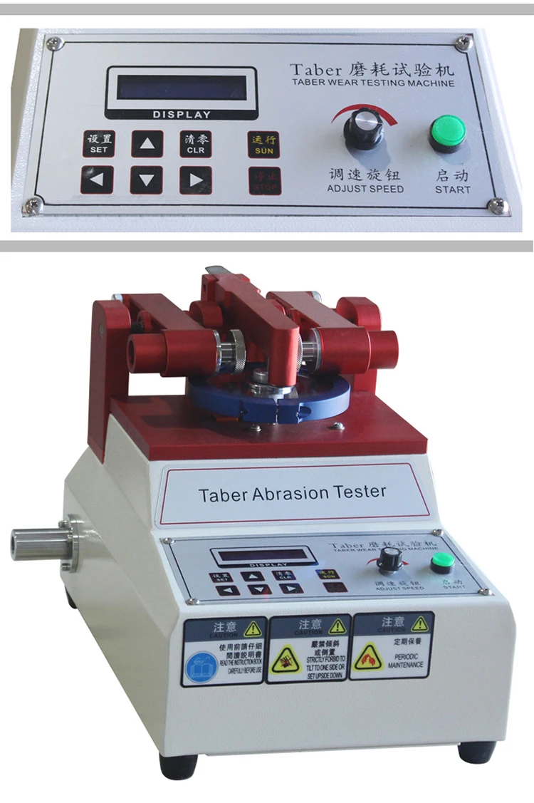 YUYANG Taber Abrasion Tester Fabric And Leather Abraser 1-Year Warranty For Resistance For Test Machine