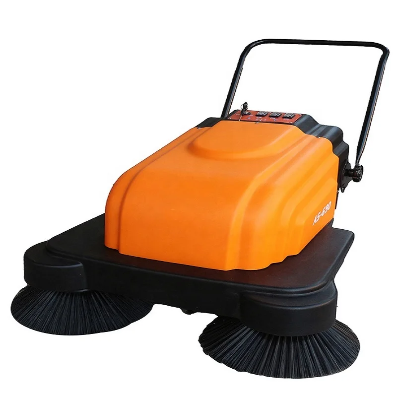 New Design Cheap Battery Automatic Industrial Electric Street Road And Mopping Sweeping Machine For Park Ground Factory