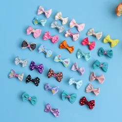 30 Pcs Cat Hair Clip Pet Bow Pin Hairpin Dog Bowknot for Child Kids Clips Girls