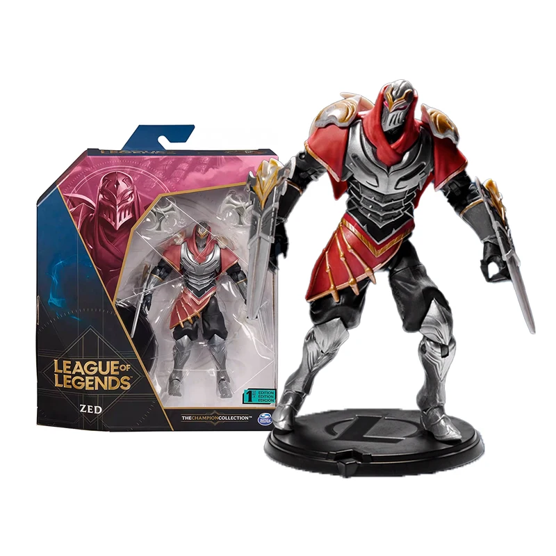 

Original League of Legends Zed Articulated Figure - 17CM Shadow Ninja Action Model - LOL Collector's Poseable Statue with