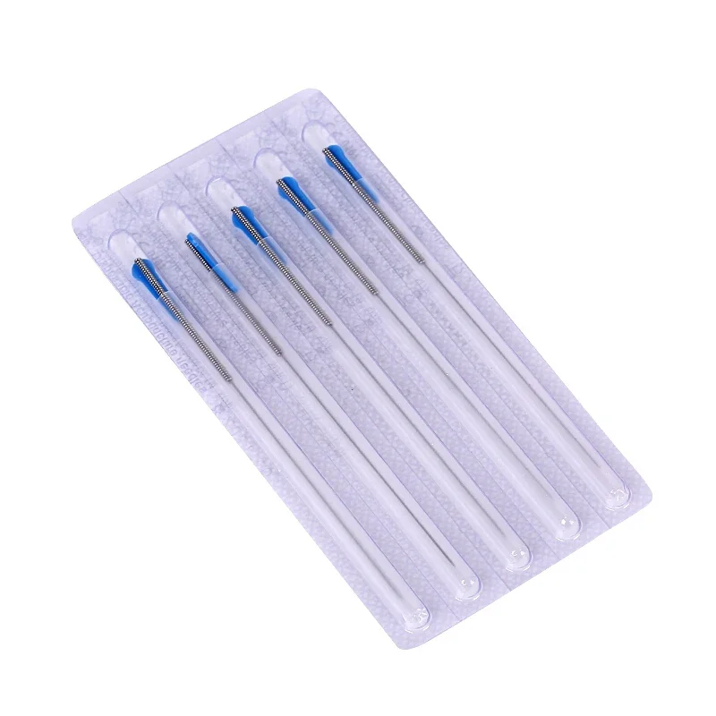 new 100 pcs sterile acupuncture needle for single use with tube  huanqiu acupuncture needle