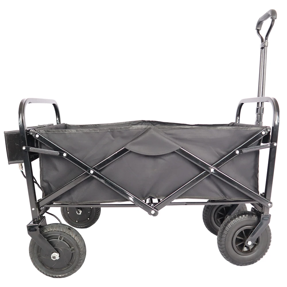 Collapsible Electric Beach Trolley Cart Camping Folding Wagon Heavy Duty