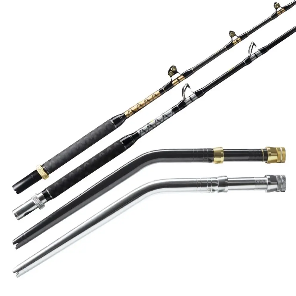 

Deep Sea Boat Saltwater Trolling Rod Newly Designed Big Game Fishing Rod Pole 1.8M/6' Carbon Fiber Tuna Rod Fishing