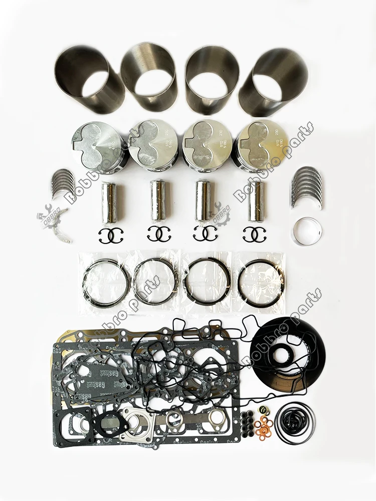 DC24 Overhaul Rebuild Kit Full Gasket Set Piston Ring For Doosan Daewoo Engine Spare Parts Forklift Truck D15S-2 D18S-2 D20SC-2