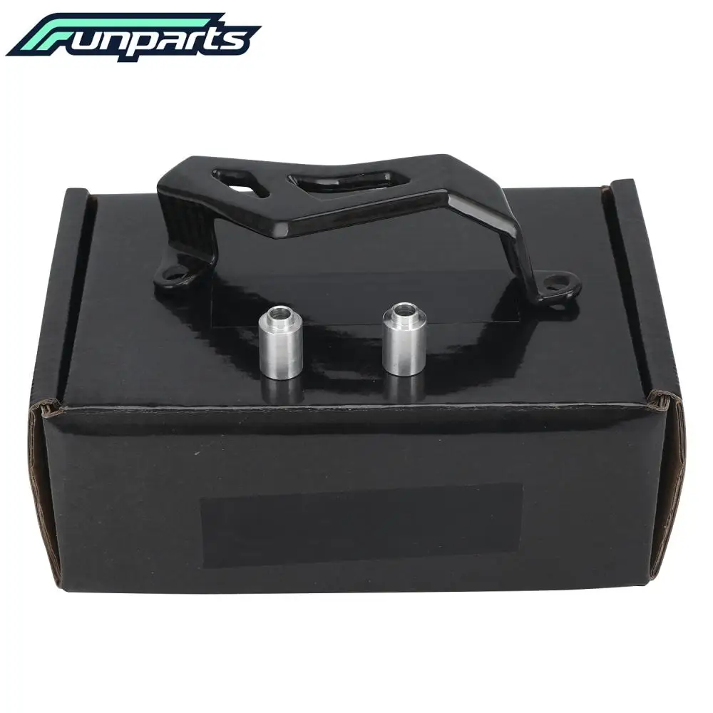 Funparts Motorcycles Rear Brake Caliper Cover Guard Carbon Fiber For YAMAHA YZ125 125X 250 250F 450F WR250F 450F YZ250X WR250R/X