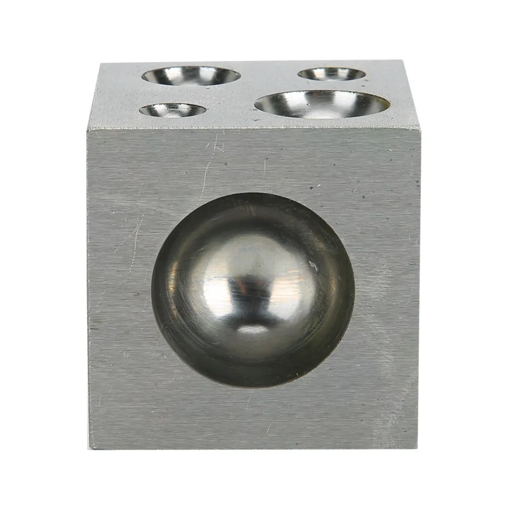 

Простой в использовании квадратный формовочный блок для ювелирных изделий, полукруглый, из металла, прочный, для точной металлообработки и изготовления украшений