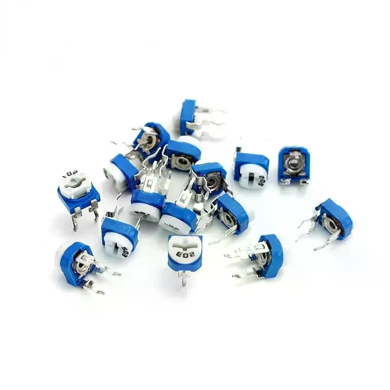 Tune Circuits! 65PCS Trimmer Potentiometer RM063 Adjustable Resistance, 100R~1M Variable Resistors Kit