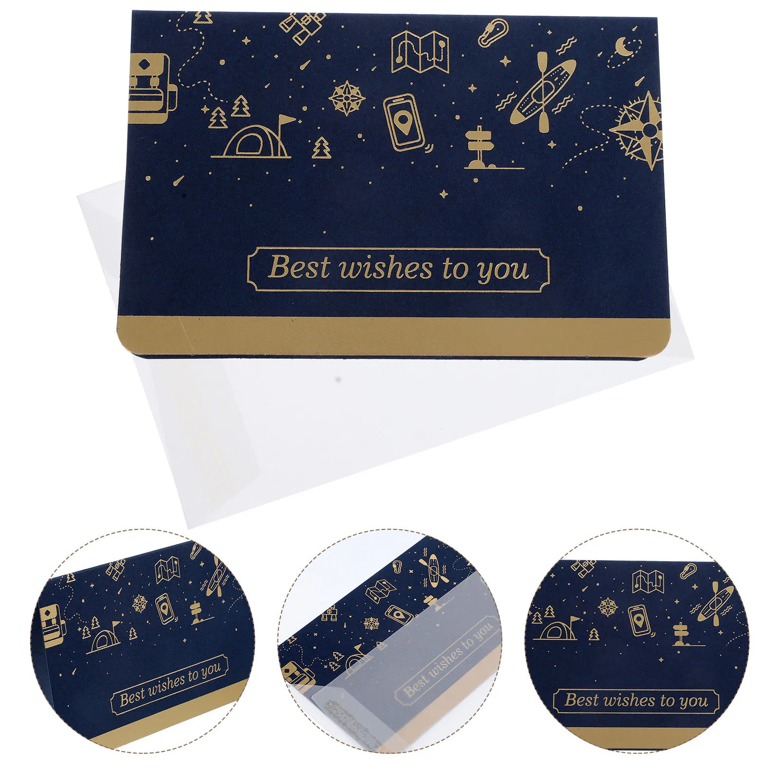 

6 Sets Simple Greeting Cards For Holiday Birthday Wedding Party Invitations Crafting Supplies Festival Cards Bulk