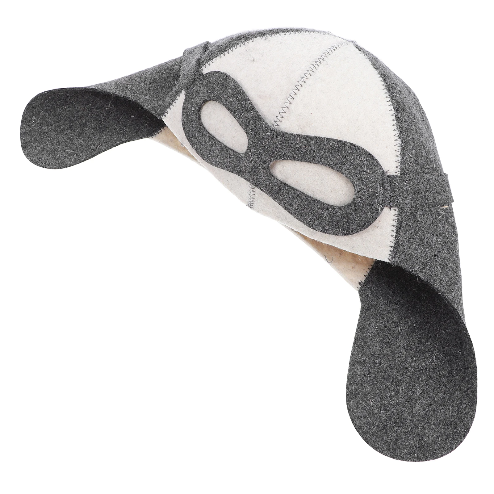 

Pilot Sauna Hat Bath House Absorb Water Russian Felt to Protect Hair Cover Shower Cap Men and Women