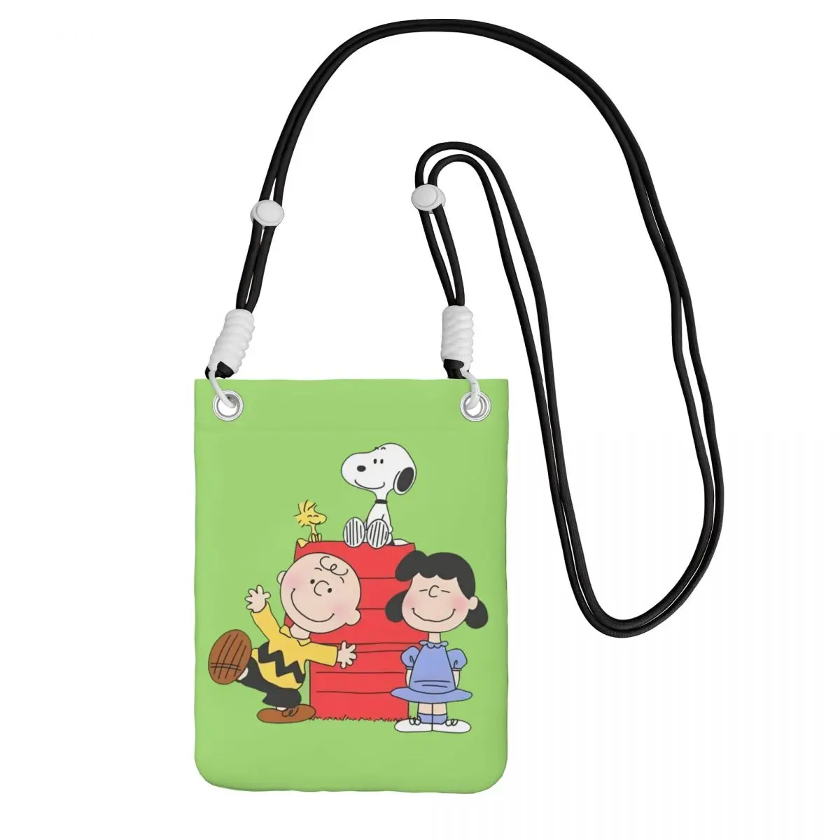 

Custom S-Snoopys Carry A Mobile Phone Bag Diagonally Women Men Fashion Cartoon Mobile Phone Bag Camping Biking Phone Money Pouch