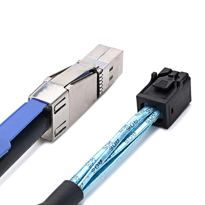 G6DD External SAS3.0 SFF 8644 to SFF 8643 36PIN Cable 12Gbps Server External Hard Drives Cable Server Cable Replacement