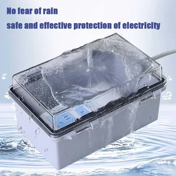 Hasp electrical junction box outdoor sealed switch power case distribution boxes with IP66 waterproof plastic enclosure