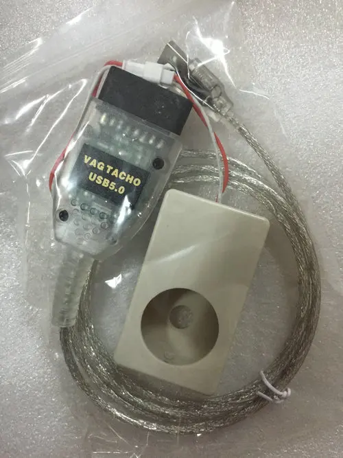 Vagtacho USB Version V 5.0 VAG Tacho White transparent with software CD