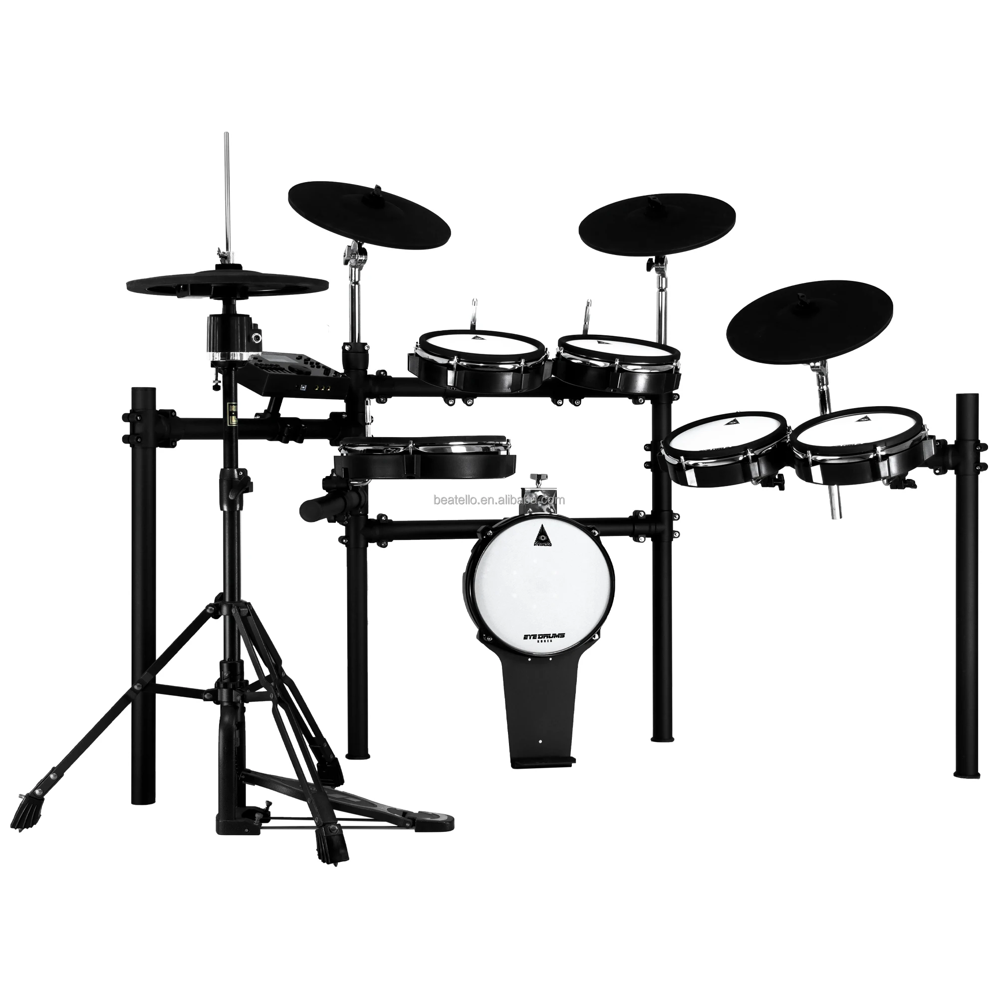 Professional Electronic Drum Set Digital Percussion Kit With Acoustic Real‑Feel Response For Home Practice Stage Performance