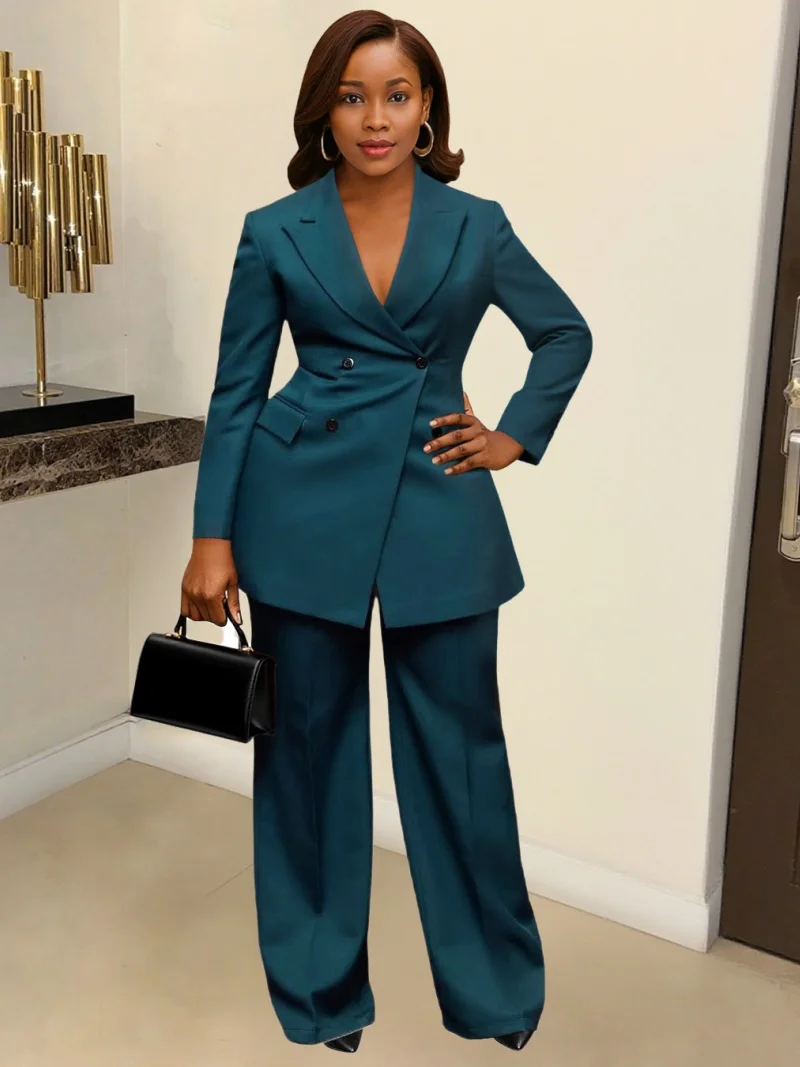 

Элегантные комплекты из 2 предметов, женская одежда, осенняя одежда, женский пиджак с длинными рукавами, топ и брюки, комплекты OL Style, дорожные костюмы, женские комплекты