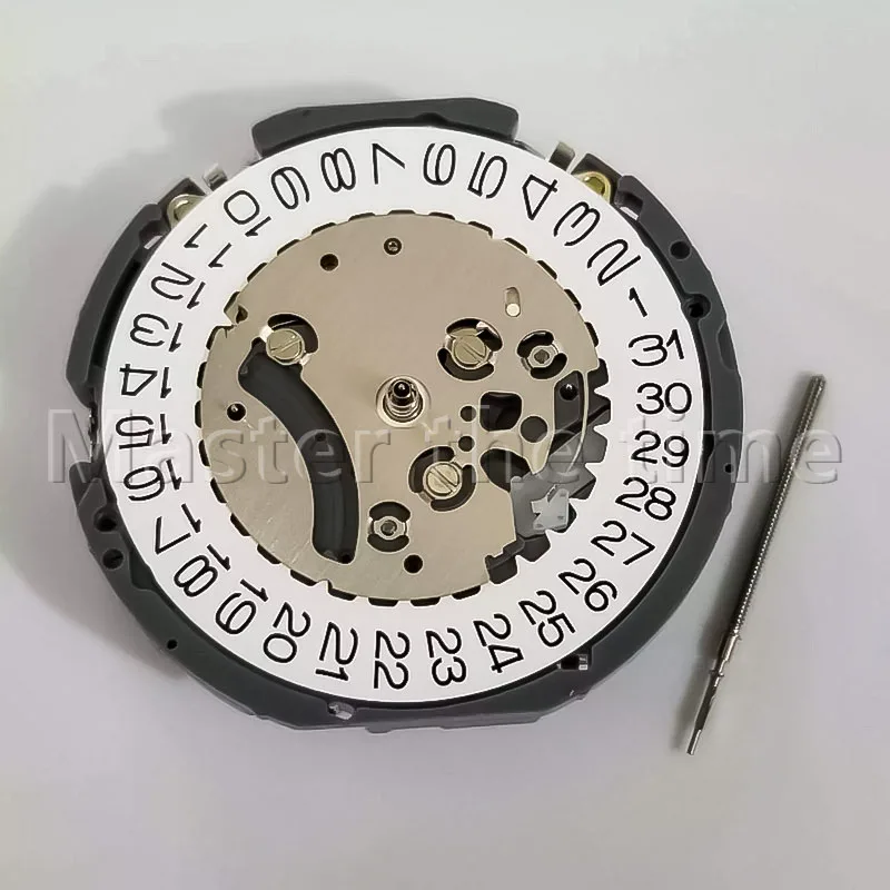 Neues japanisches VK61A-Quarzwerk mit sechs Zeigern, multifunktionaler 6:12 kleiner Sekunde-Uhrenmechanismus mit drei Zeigern