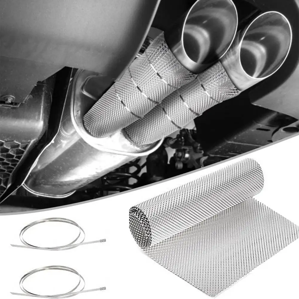 For Thermal Protection Aluminum Exhaust Sheet Easy Installation Process Embossed Aluminum Material For Motorcycle Applications