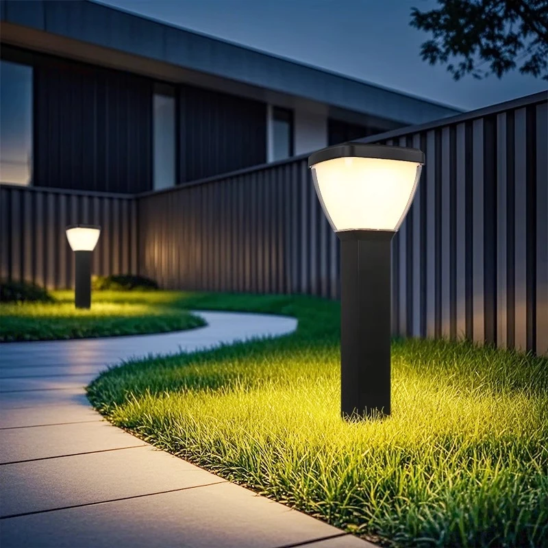 LED Outdoor Lawn Light Pathway Lamp Villa Courtyard Path Landscape Lighting Street Square Aluminum Bollard Lamps Waterproof IP65