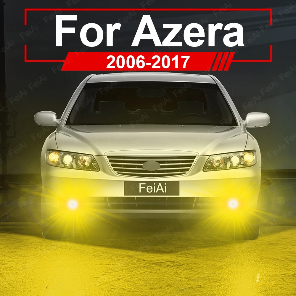 Para hyundai azera led frente nevoeiro lâmpada 2006-2008 2009 2010 2011 2012 2013 2014 2015 2016 2017 azera acessórios luzes de nevoeiro