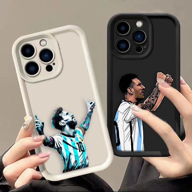 

Чехол для телефона Football Star M-Messi 10, чехол для IPHONE APPLE 17 AIR 16 16E 11 12 13 MINI 14 15 8 7 XR Plus Pro Max, силиконовый чехол