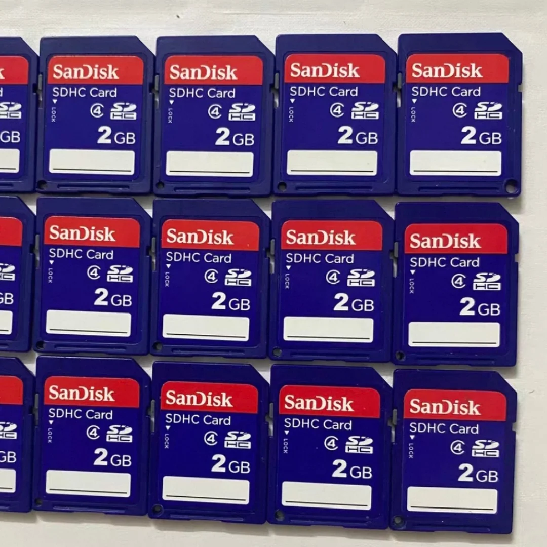 Original Sandisk SD Card 2GB Memory Card for Canon Panasonic CCD digital camera memory card 3D printer CNC CNC Camera Card
