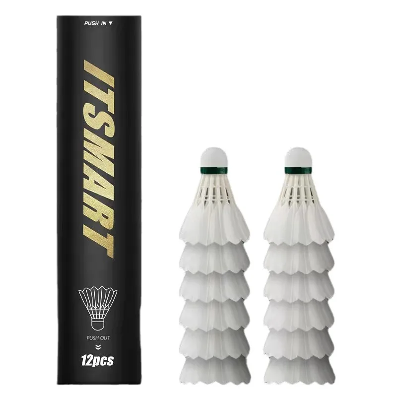 

6/12 шт. волан для бадминтона King Goose Feather волан для бадминтона тренировочный спортивный скоростной профессиональный прочный мяч для бадминтона