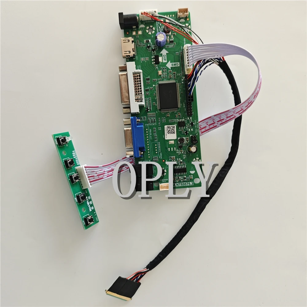 

LVDS DVI VGA M.NT68676 Комплект платы контроллера HDMI-совместимый для LP133WH2-TLM7 LP133WH2-TLM4 1366X768 Панель ЖК-дисплея со светодиодной подсветкой