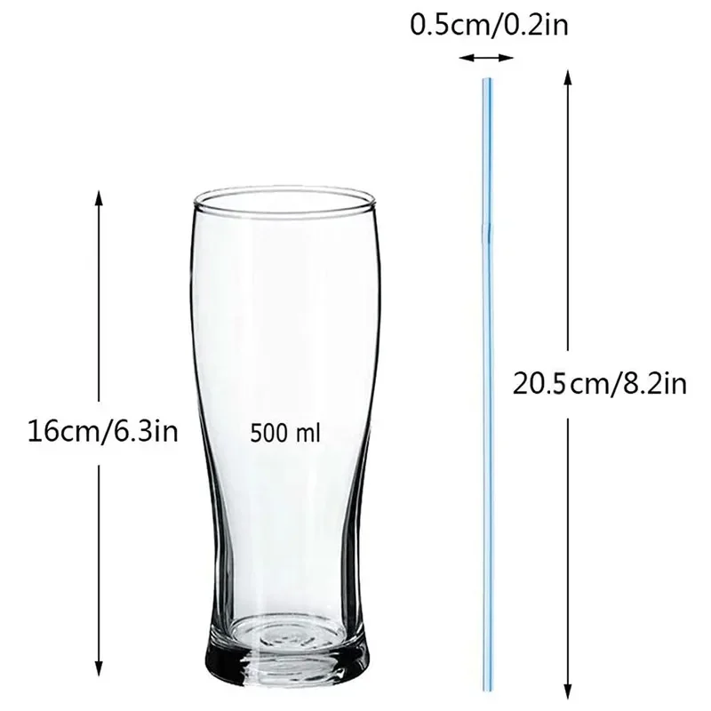 웨딩 파티 소모품용 컬러풀하고 블랙 빨대, 음료 주방 칵테일, 생일 바, 마시는 컵 액세서리, 100 개/세트