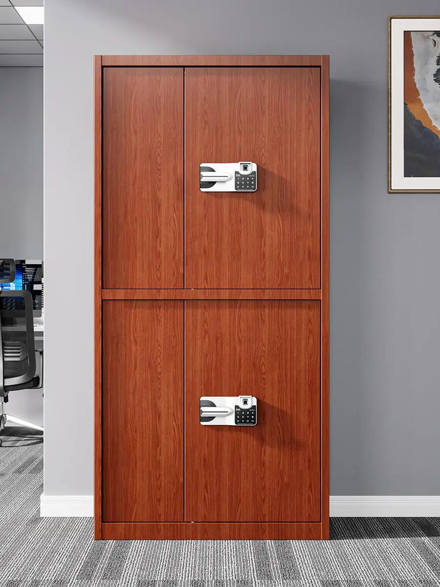CX fingerprint and password office steel cabinet, archive financial data storage low cabinet