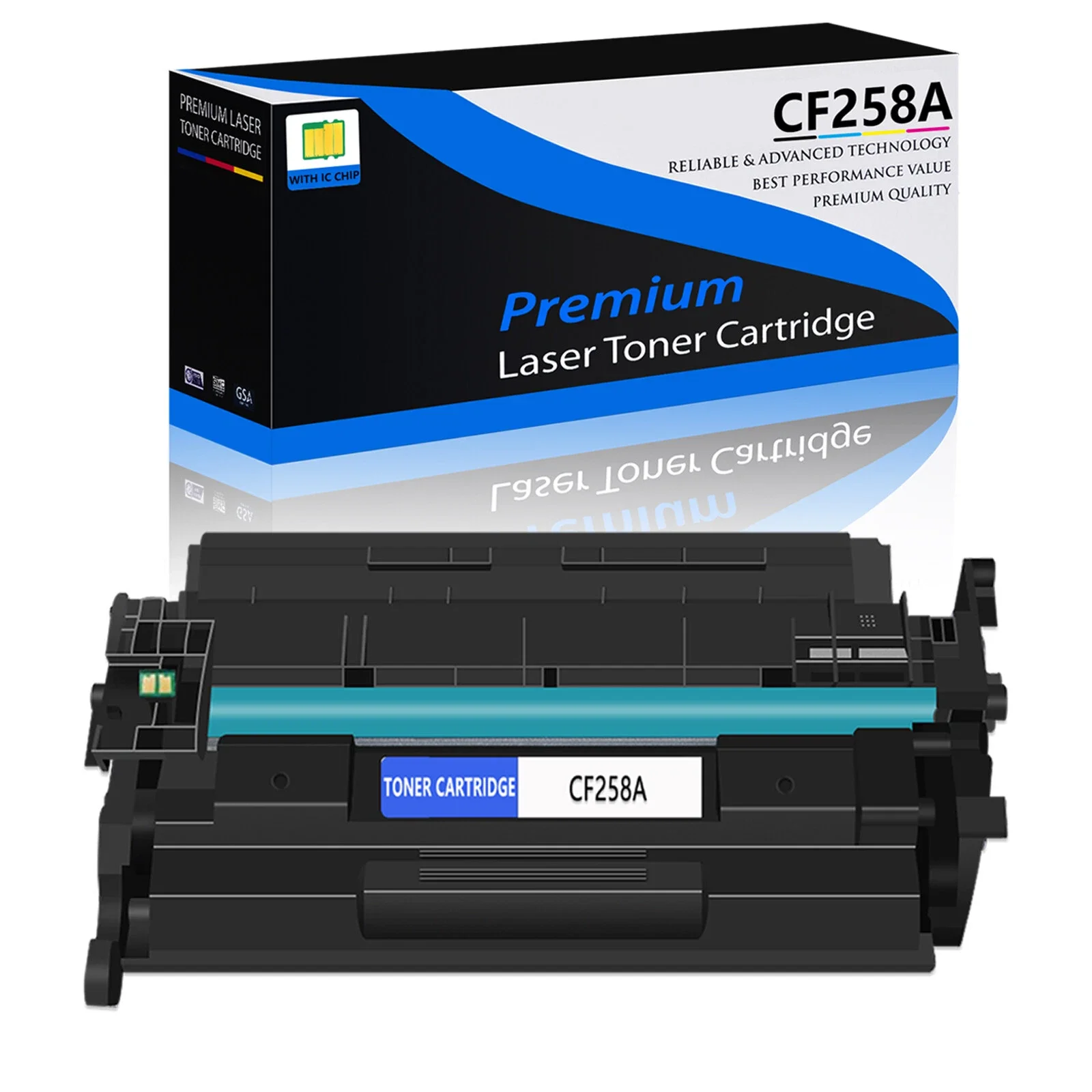 58A CF258A Toner Cartridge with Chip Replacement for HP 58A CF258A 58X CF258X Compatible with hp Laser Jet Pro M404dn M404n M404dw MFP M428fdw M428dw M428fdn Printer