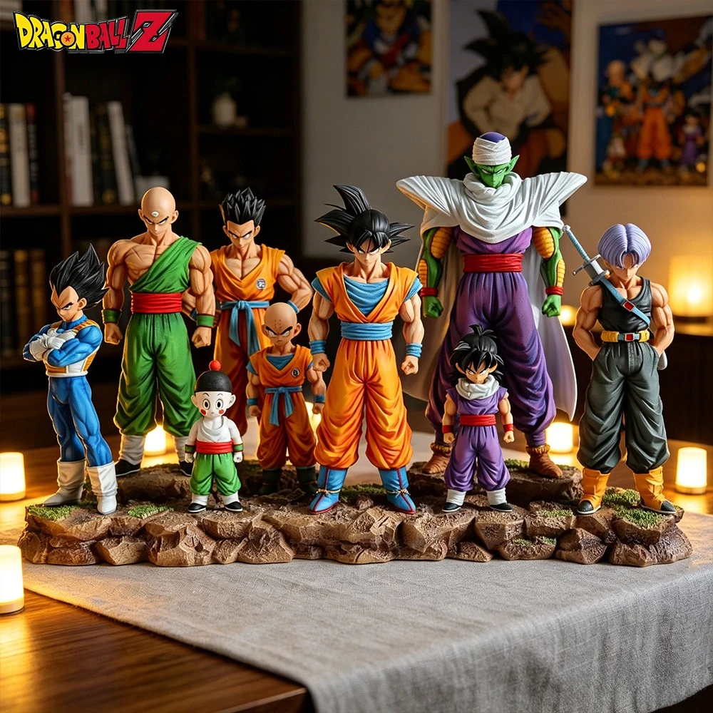 17-37cm Anime Dragon Ball Z Figure Piccolo/Yamcha/Torankusu/Gohan/Vegeta/Goku Action Figures Pvc Collection Model Toys for Gifts