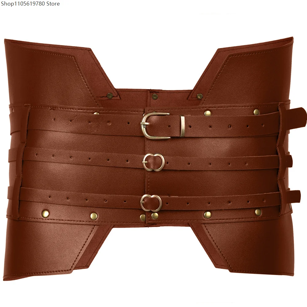 Cinto Largo de Couro PU Vintag - Medieval Men'S Accessories avaliação e preço