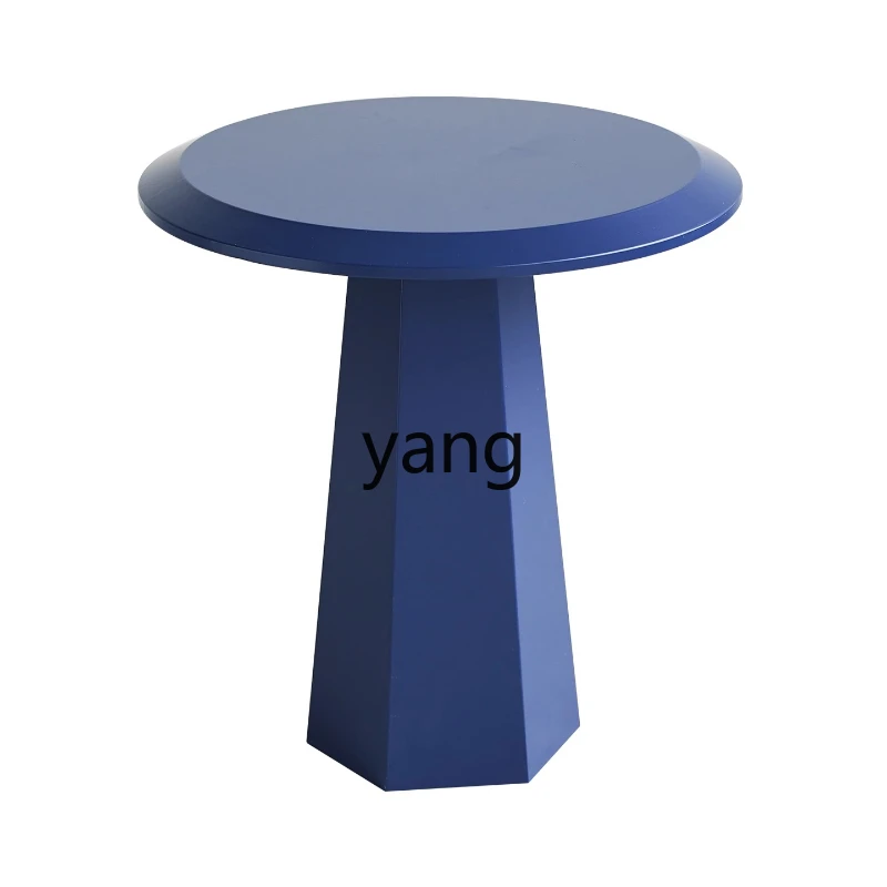 

LMMColorful Living Room Sofa Small Apartment Balcony Round Bedside Table
