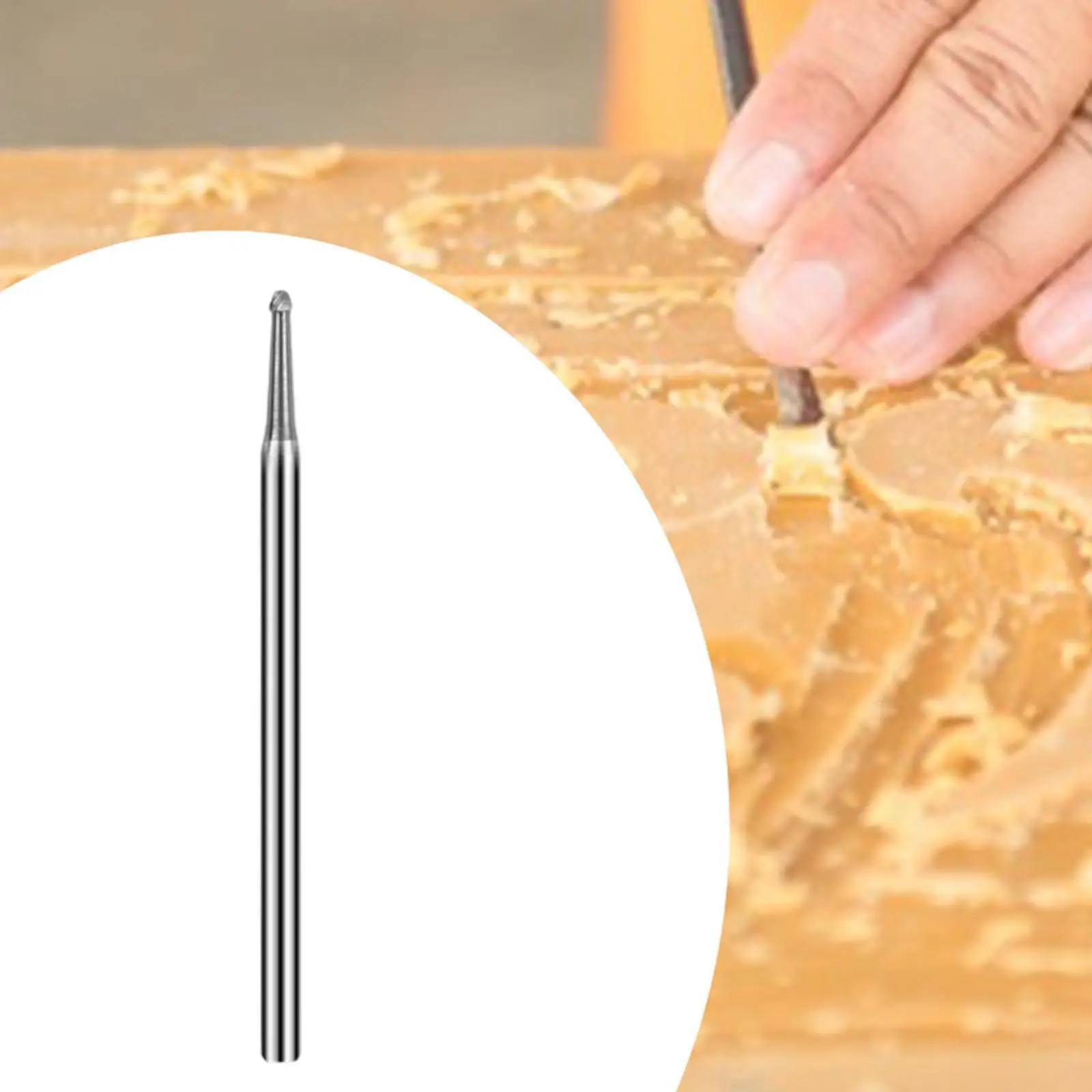 Ball Bur Multifunctional Compact Lightweight Portable Precision Cutter Head Hard wearing Simple Tungsten Steel Carving Tool