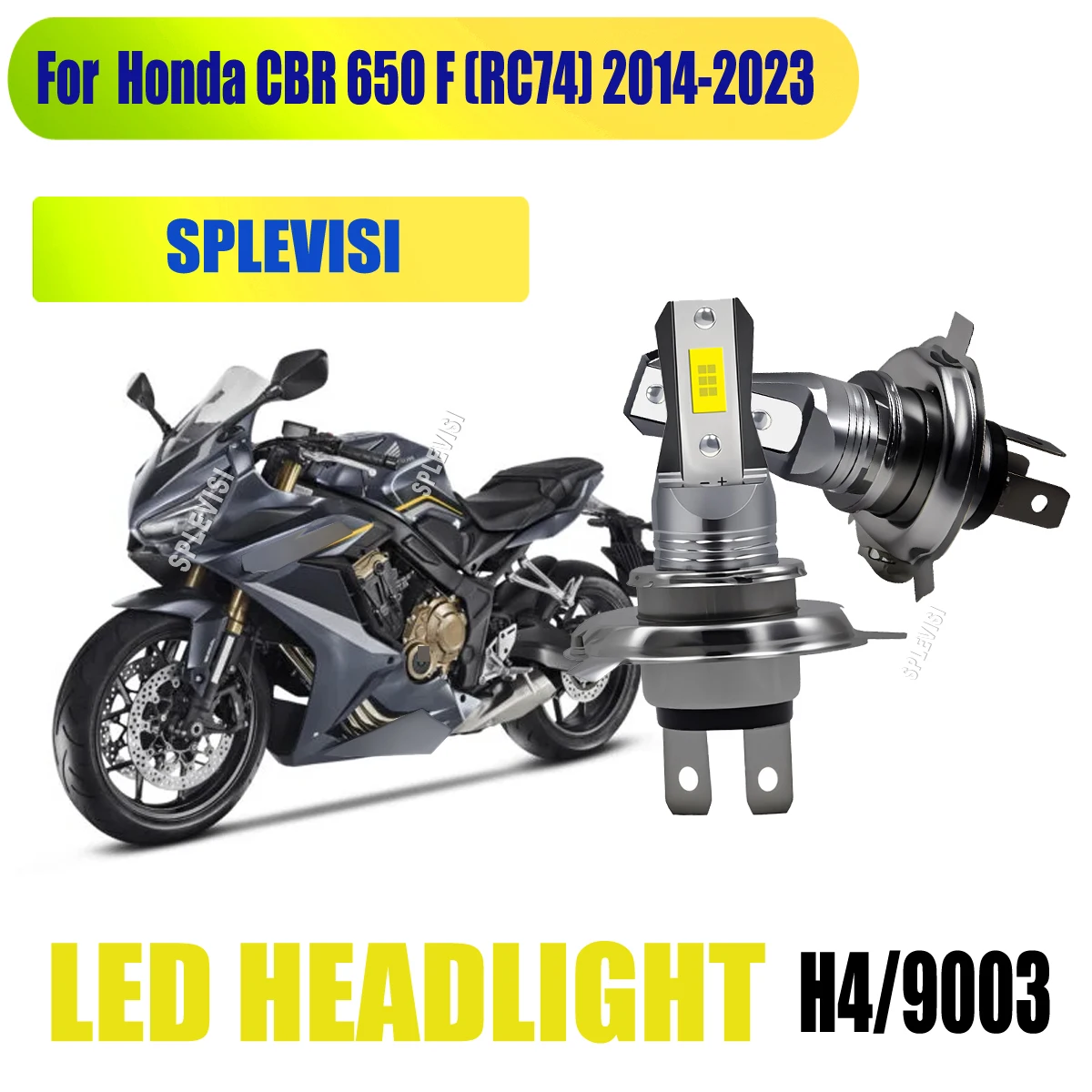 

H4 9003 Motorcycle Headlight Bulbs LED Extreme Weather Conditions Use For Honda CBR 650 F (RC74) 2014 2015 2016 2017 2018-2023