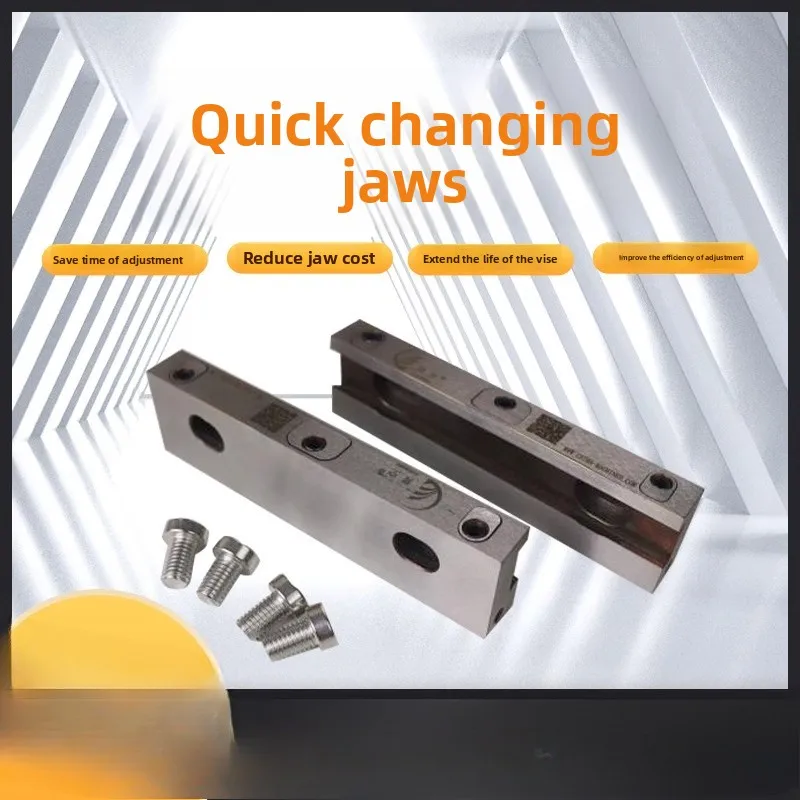 

Aluminum quick-change jaw CNC machining center precision vice clamp