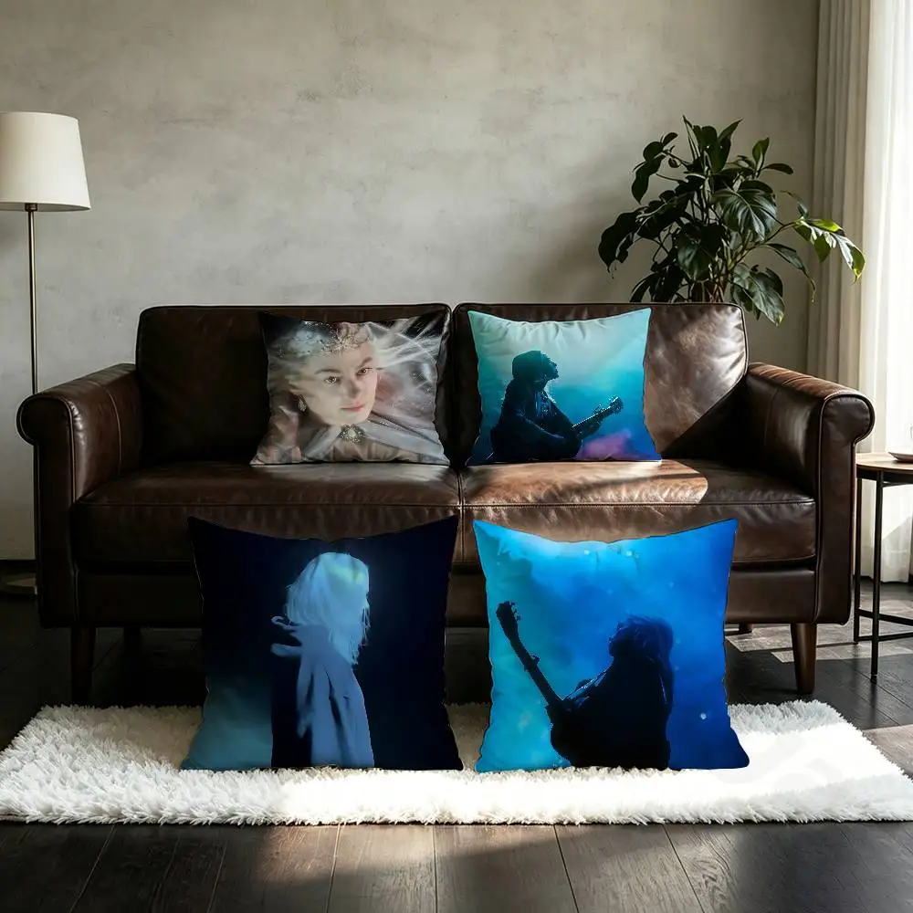 P-phoebe bridgers lost weekend Pillow Case Anti-dustmite Pillowcase Invisible zipper silky short plush Sofa cushion cover