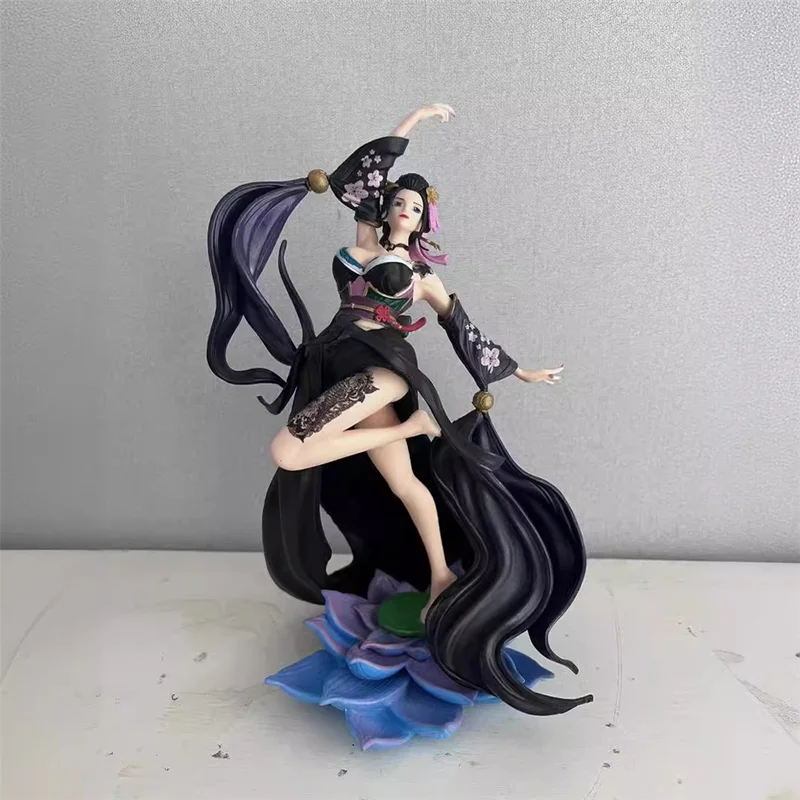 Figuras de acción de resonancia de kimono Gk Nico·Robin Kabuki de Anime de una pieza, estatua de Pvc de doble cabeza de 27cm, modelo de colección de muñecos, juguetes Gif