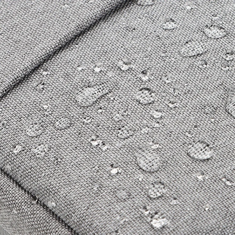 مع مقبض حقائب الكمبيوتر المحمول المحمولة للماء خفيفة الوزن حقيبة كمبيوتر محمول مزدوجة سستة لينة المواد دفتر كم حقيبة الأعمال #2