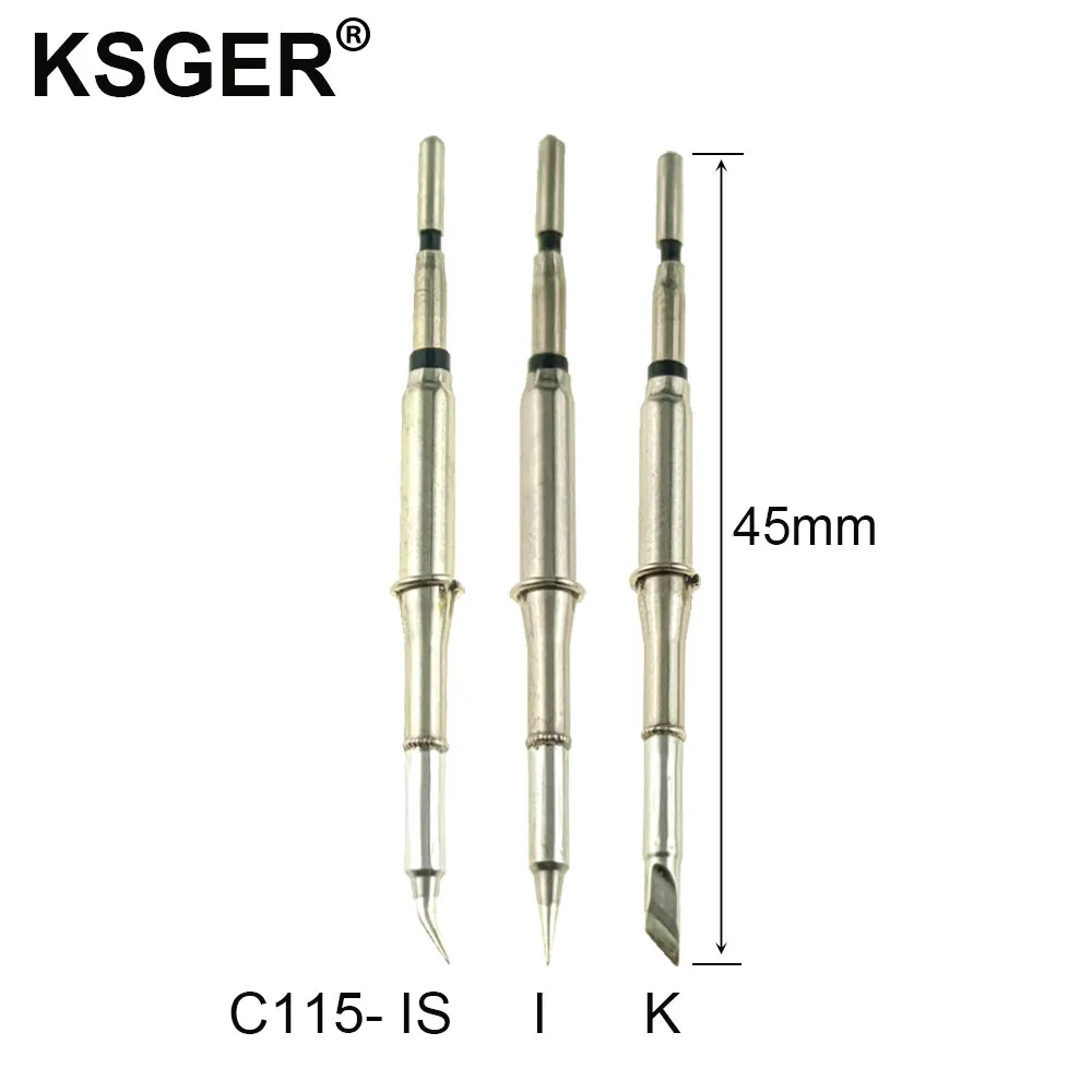 KSGER C245 Tip K IS I For JBC 210 Soldering Station Smart C115 DIY Kits Auto-sleep 2s Rapid Heating Welding Tools