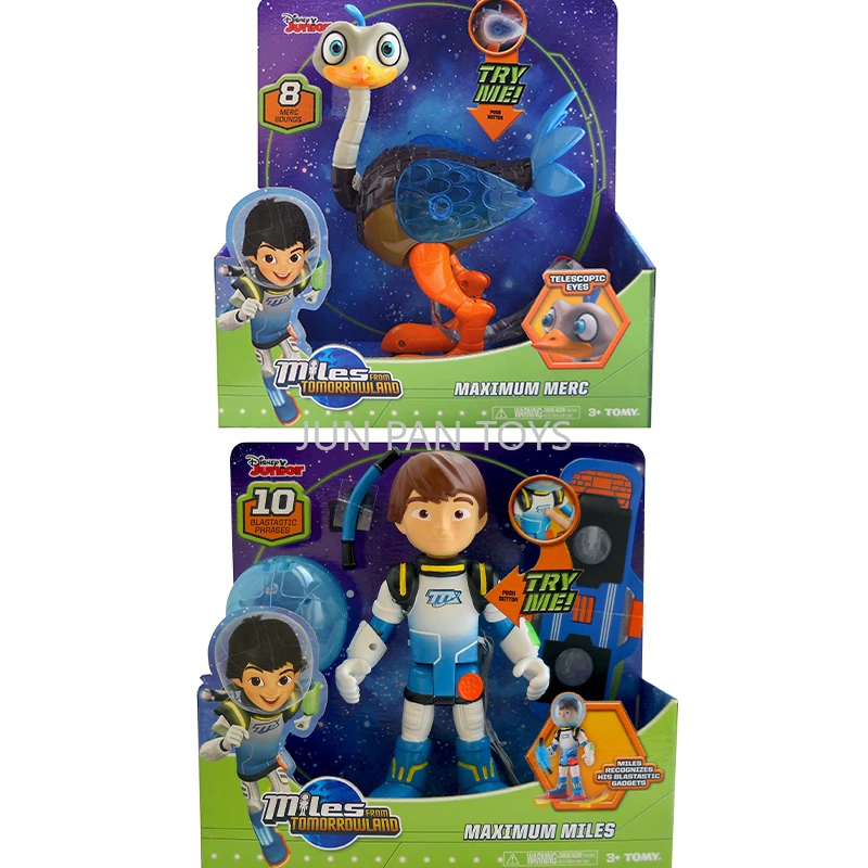 

Original Disney Junior Miles From Tomorrowland Maximum Merc Maximum Miles Children's Toys Birthday Gift Anime Action Figure Doll