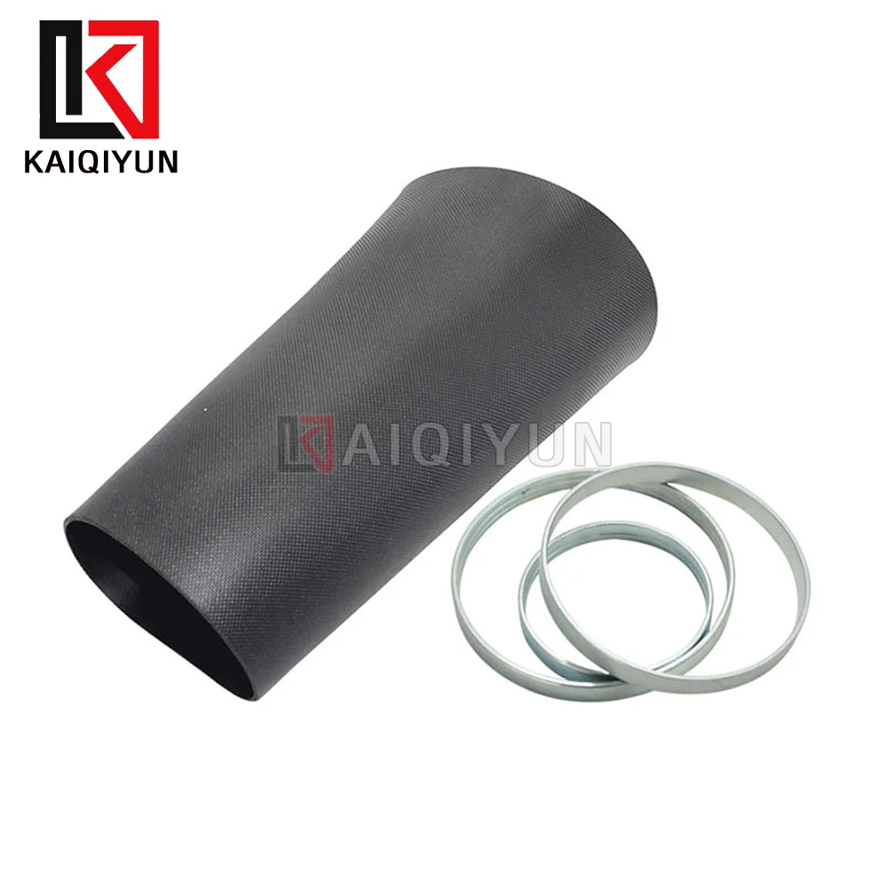 Front Air Spring Rubber Sleeve with Rings For Audi Q7 Porsche Cayenne 955 VW Touareg 7L 2004-2010 Air Suspension Shock Absorber